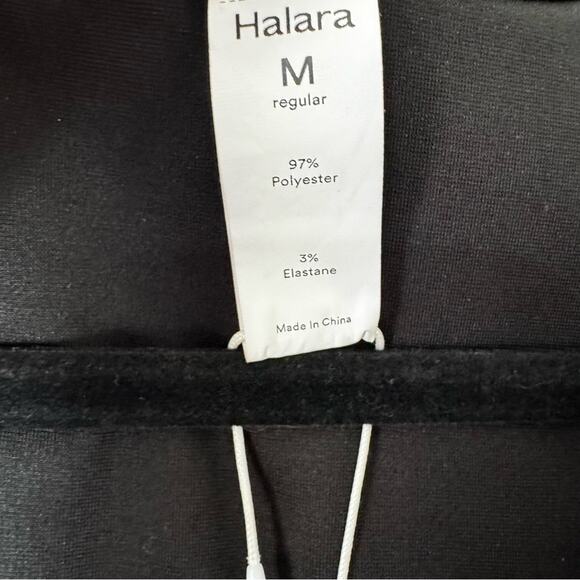 New Halara Black V Neck Sleeveless Pockets Easy-Peezy Jumpsuit Size Medium - Picture 7 of 7